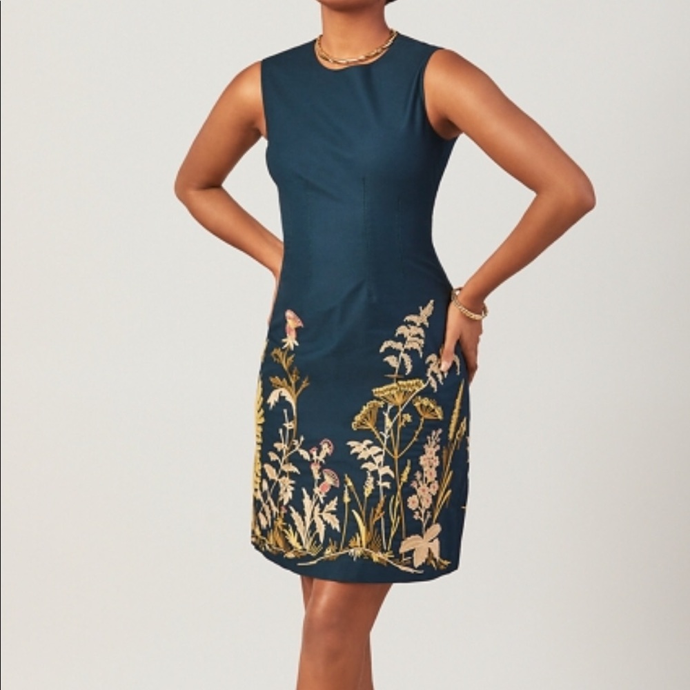 Brooks Brothers Embroidered Dress